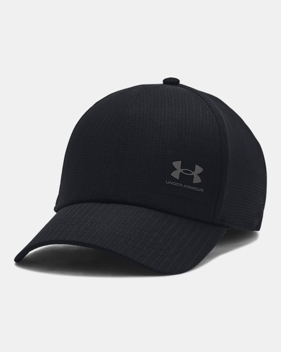 Men's UA ArmourVent Adjustable Cap in Black image number 0